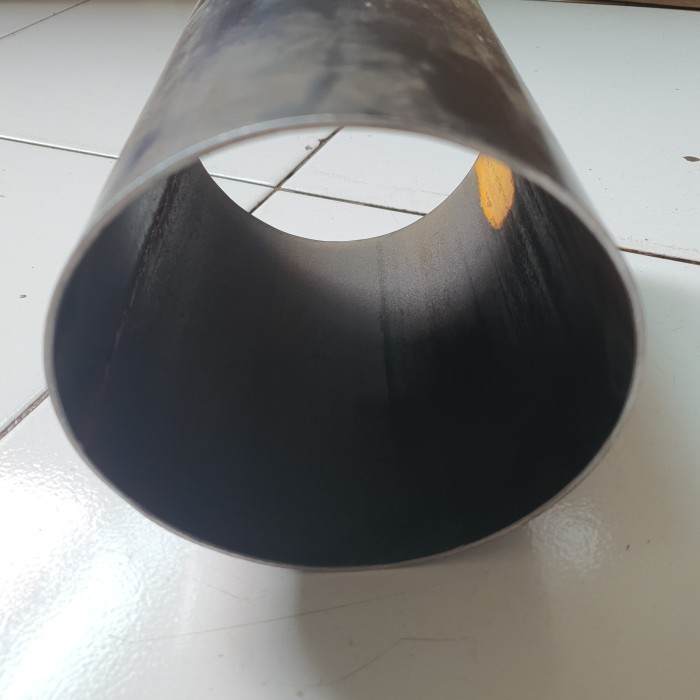 Pipa Besi HItam 4Inch 2mm Panjang 20 CM