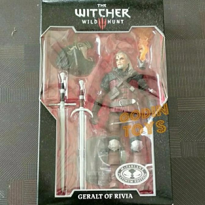 McFarlane The Witcher Geralt of Rivia wild hunt Platinum edition