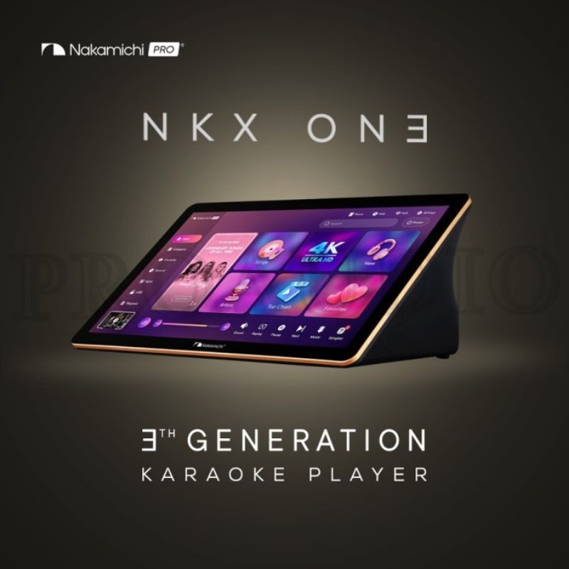 PLAYER KARAOKE NAKAMICHI NKX ONE LED TOUCHSCREEN 2 TB ORIGINAL NKX ONE