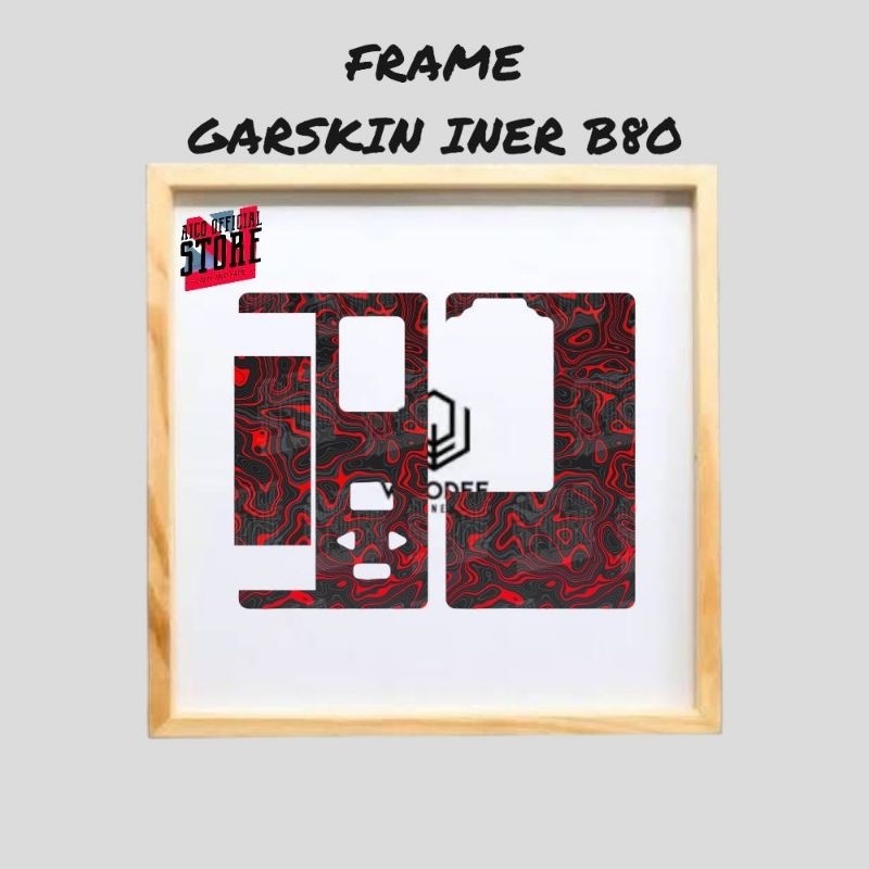 

*PromoTerjangkau* Ambitionstore Inner Frame Bingkai Photo Ukuran C B8o 15 Garskin Wrap Stiker Premium / X Casing Case COD