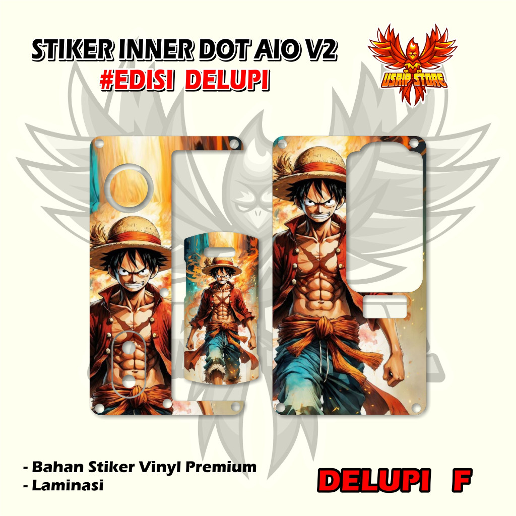 

*PromoTerjangkau* Stiker Dotvidua Ed Luffy F Garskin Wrap Stiker Premium / X Casing Case COD