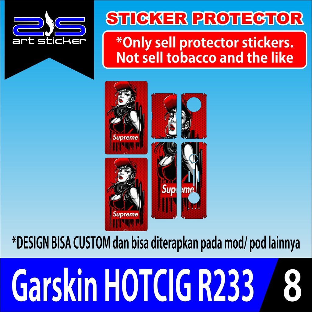 

*PromoTerjangkau* Hc R233 Se Supreme Girl Garskin Wrap Stiker Premium / X Casing Case COD