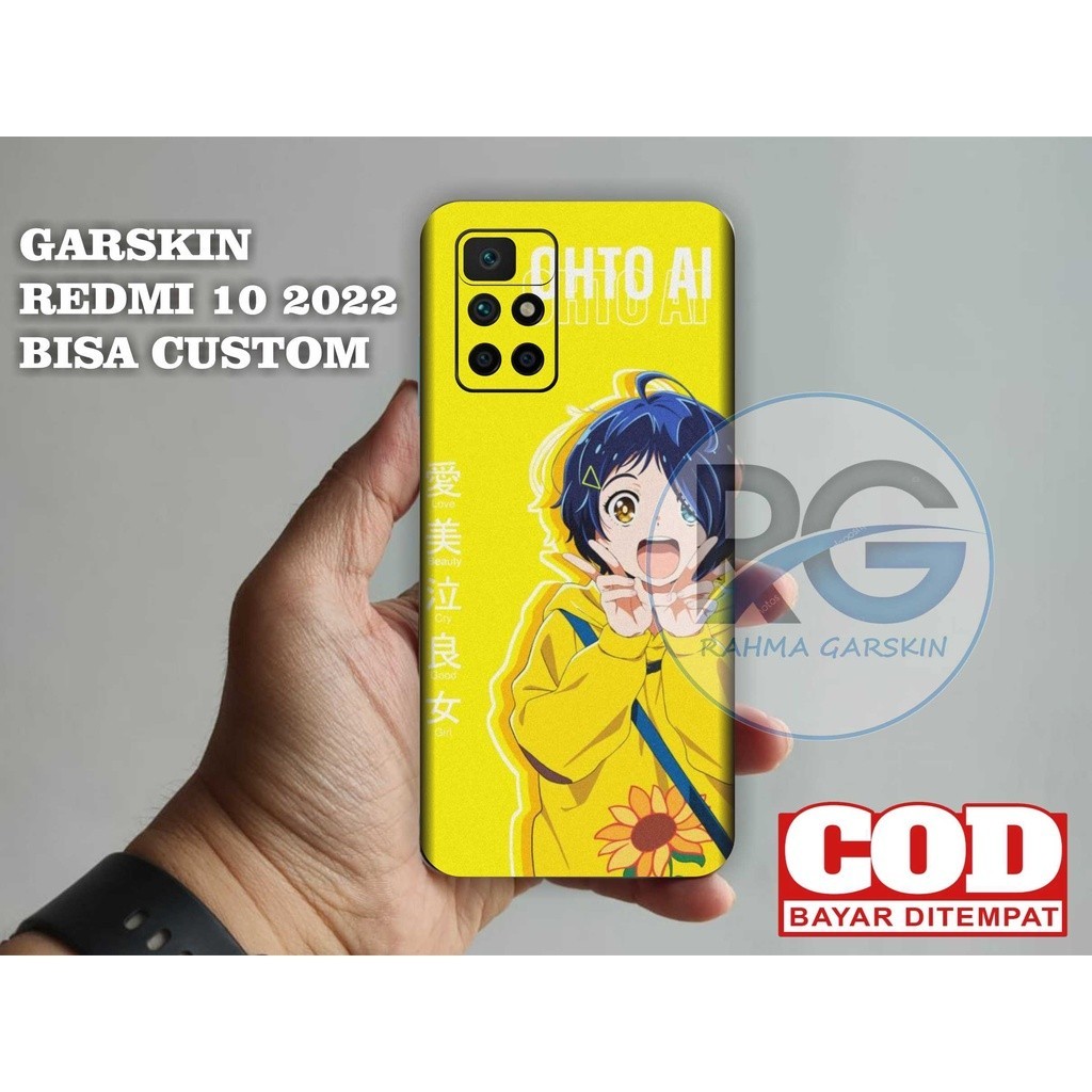 

*PromoTerjangkau* Redmi 10 2022 Cew Garskin Wrap Stiker Premium / X Casing Case COD