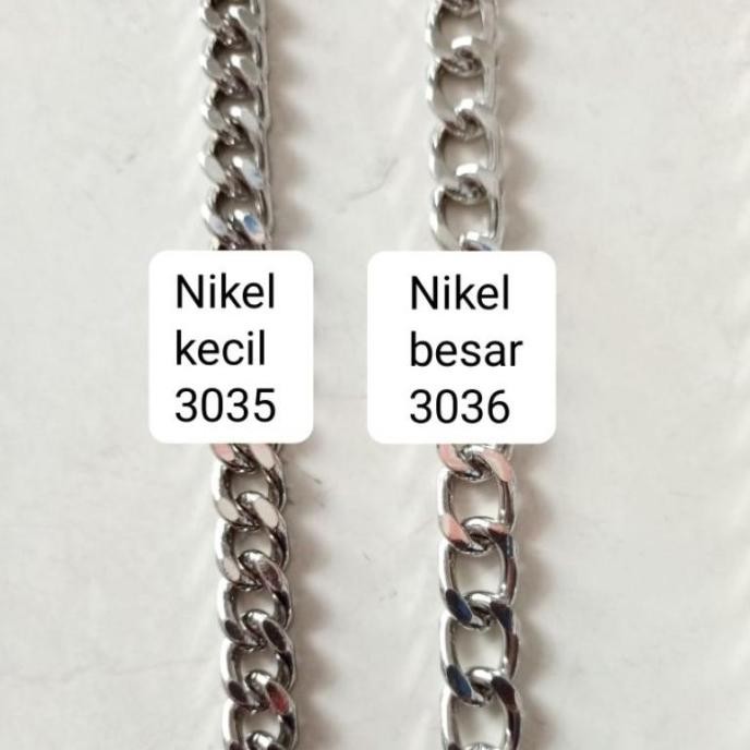 Grosir Xtra Tali Tas Rantai Besi Import 3035 , Tali Tas Rantai Cantik, Tali Rantai Siap Pakai Untuk 