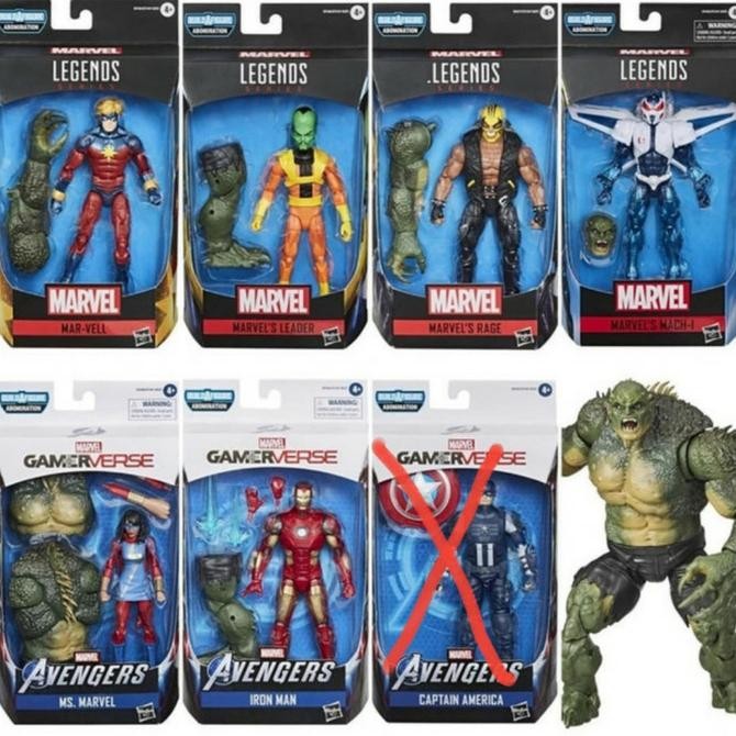 Marvel Legends Iron man Rage Leader Mach BAf Abomination complete set