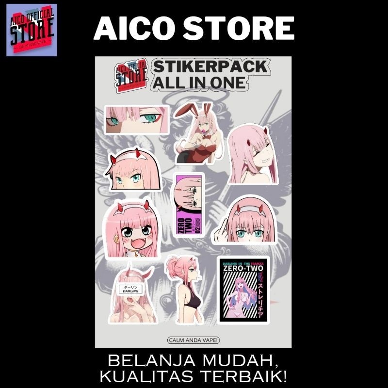 

*PromoTerjangkau* Promo Aicostore Stikerpack Aio Anime Series Laminasi Anti Air Stiker Onepiece Jujutsu Demonslayer Garskin Wrap Premium / X Casing Case COD