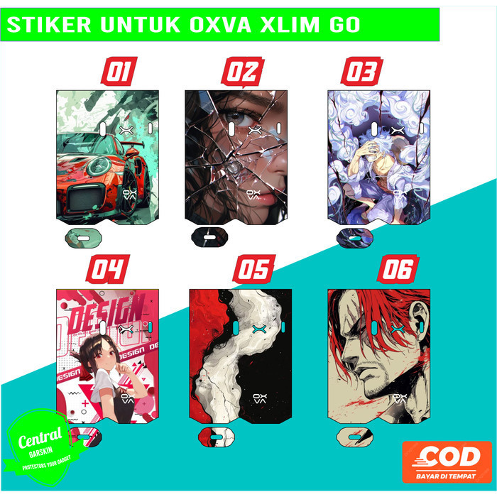 *PromoTerjangkau* Oxva Xlim Go 01 Garskin Wrap Stiker Premium / X Casing Case COD