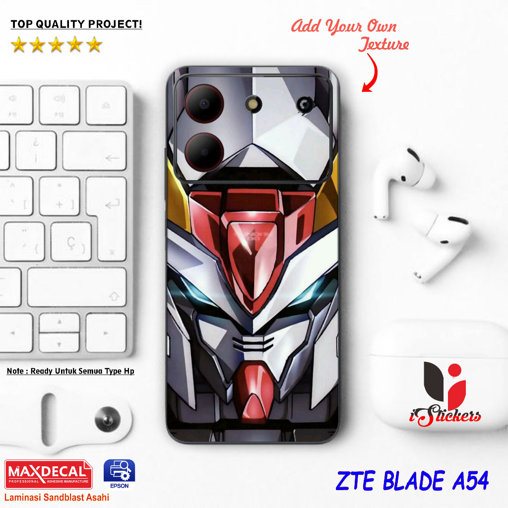 

*PromoTerjangkau* ZTE Blade A54 Garskin Wrap Stiker Premium / X Casing Case COD