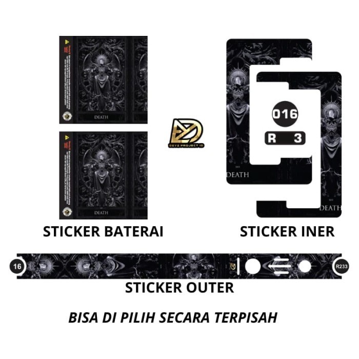 

*PromoTerjangkau* Set Inner R233 Bahan Cutting 01 Garskin Wrap Stiker Premium / X Casing Case COD