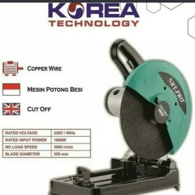 NRT-Pro Mesin Cut off 14" Mesin Potong Besi Nrt-Pro 14" 2414HD