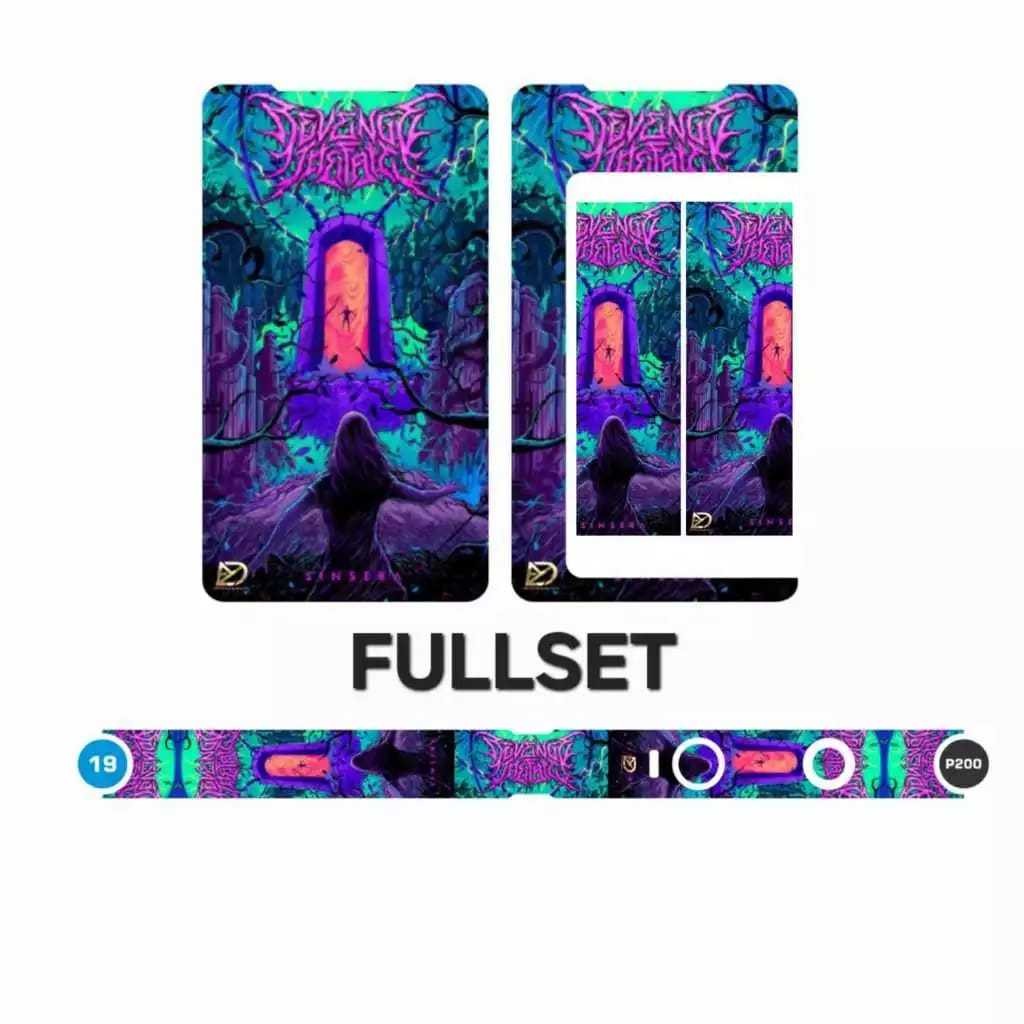 

*PromoTerjangkau* Stiker Set 2oop Bahan Cutting Garskin Wrap Premium / X Casing Case COD