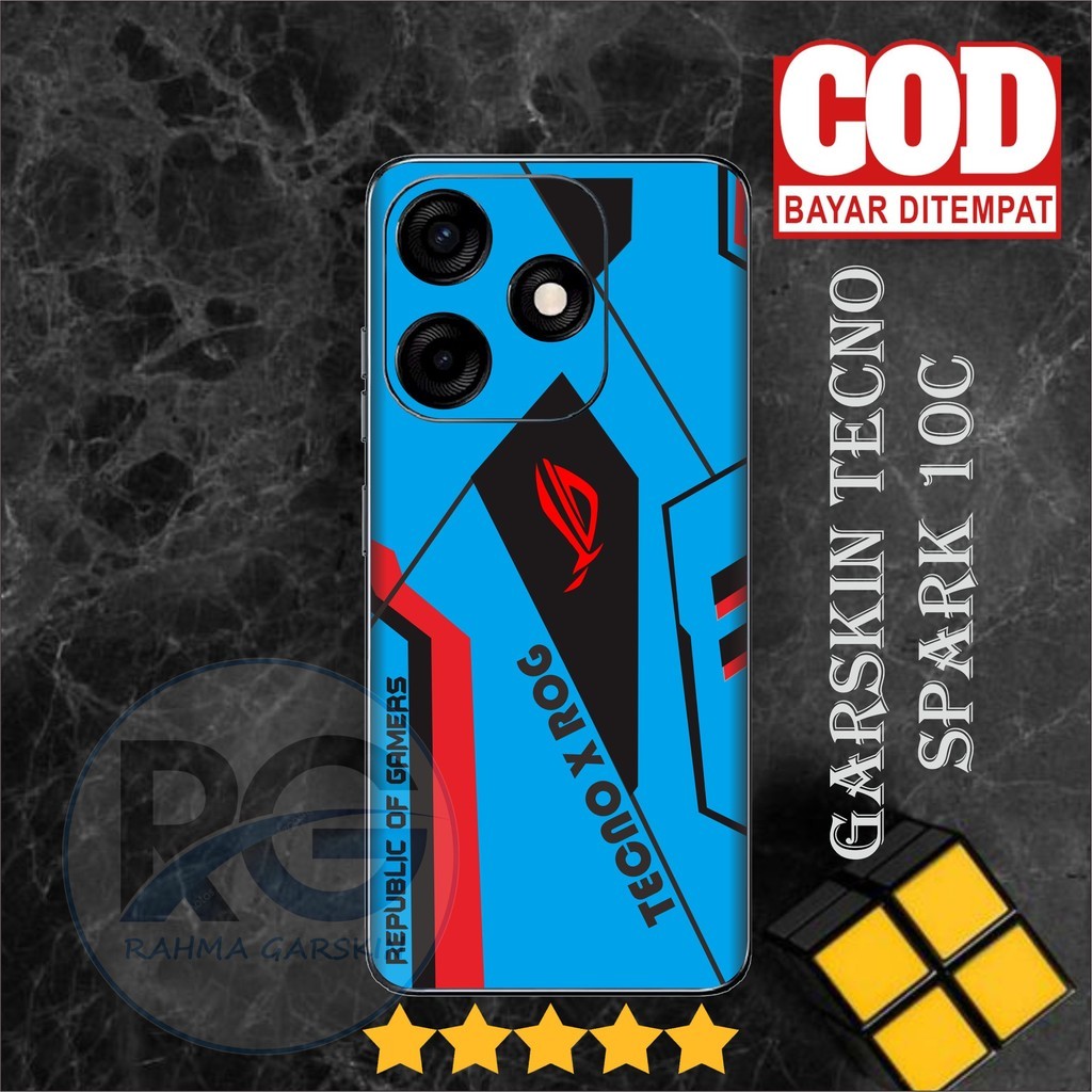 

*PromoTerjangkau* Tecno Spark 10C Garskin Wrap Stiker Premium / X Casing Case COD