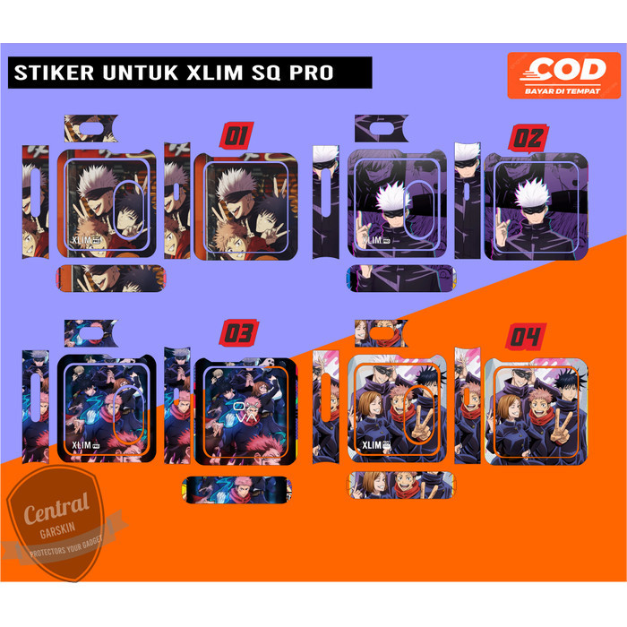 

*PromoTerjangkau* O X V A L I M Sq Pro 01 Garskin Wrap Stiker Premium / Casing Case COD
