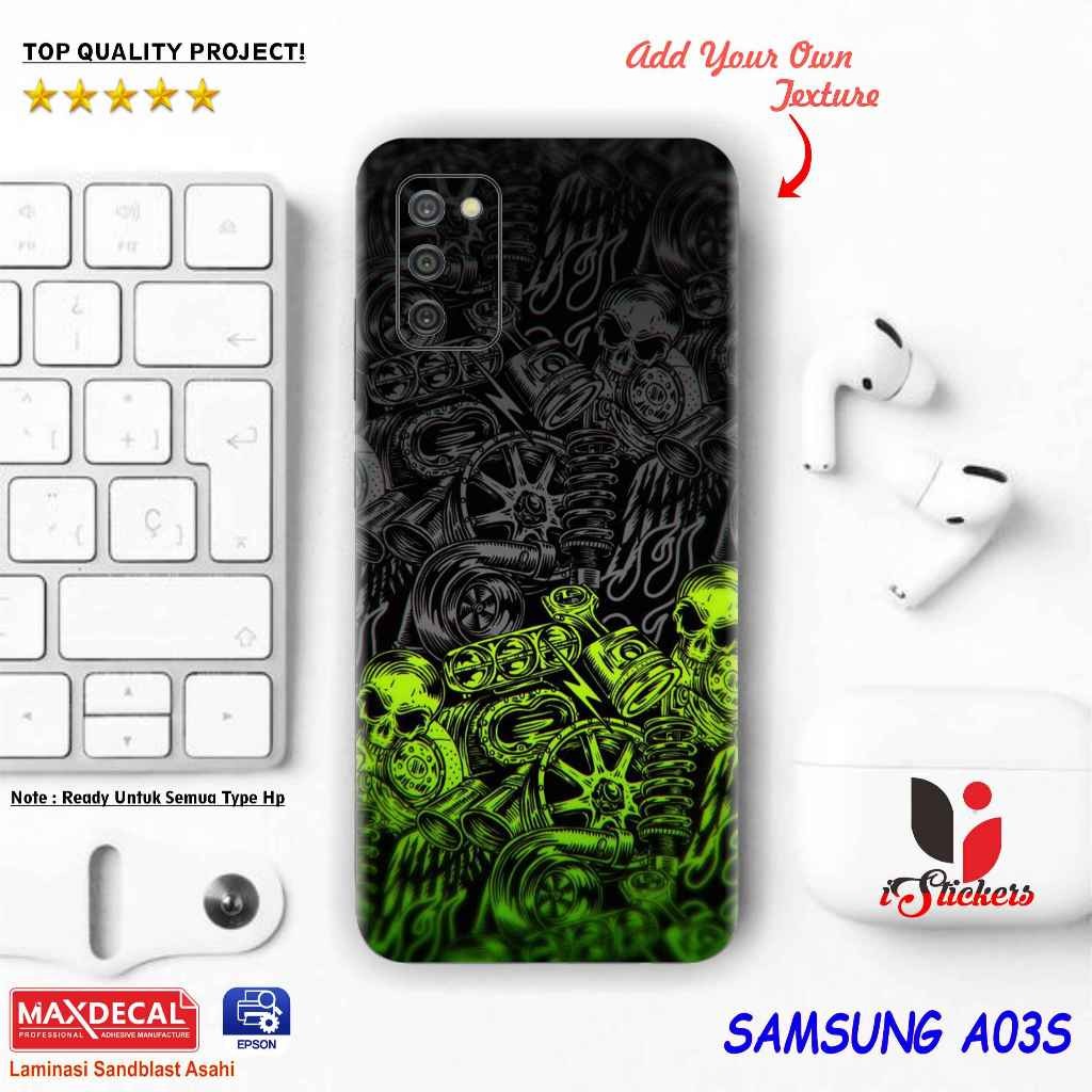 

*PromoTerjangkau* Samsung A03s Keren Garskin Wrap Stiker Premium / X Casing Case COD