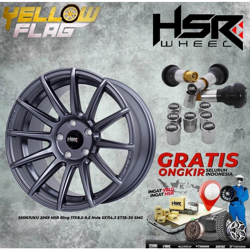 Velg Racing Mobil Rush Inova Civic Ring 17 Hsr Shinjuku R17X85-95