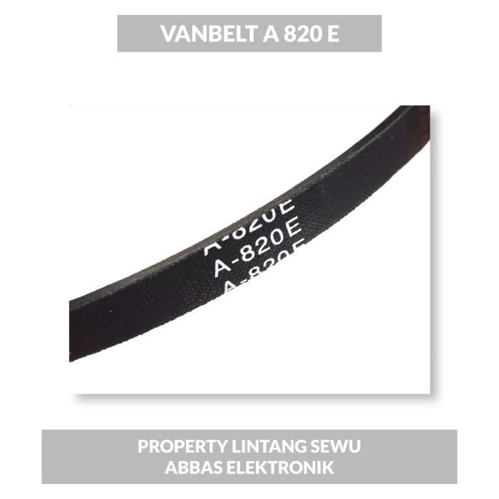 VANBELT VAN BELT MESIN CUCI V-BELT A 820 E
