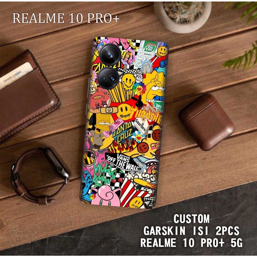 

*PromoTerjangkau* Realme 10 Pro Garskin Wrap Stiker Premium / X Casing Case COD
