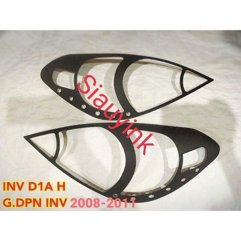 Garnish Lampu Depan Innova Lama 2008 - 2011 Hitam