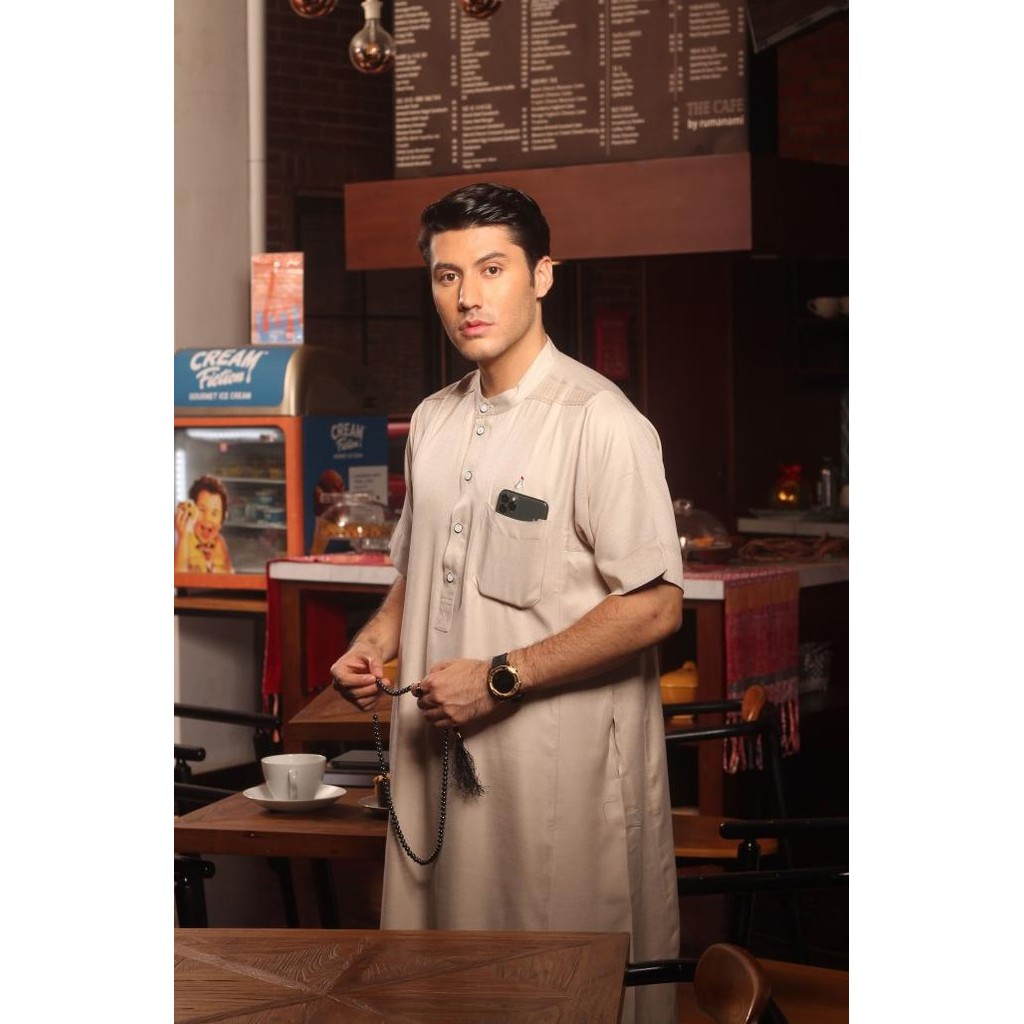 Gamis Abiyu  Anak Remaja Jubah Abiyu Remaja Lengan Pendek