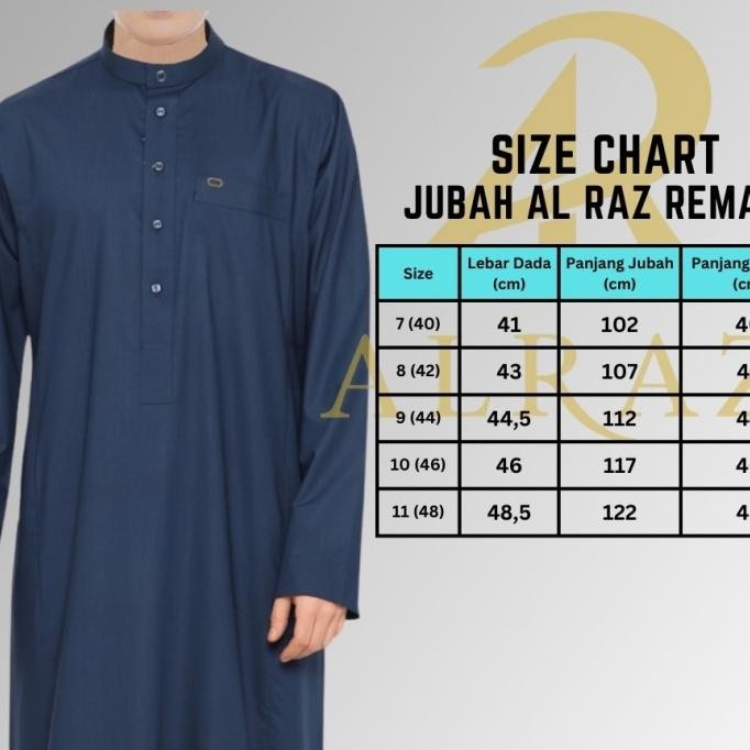 Jubah Alraz Al Raz Anak Remaja