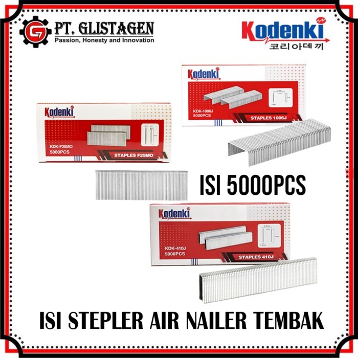 

Kodenki Refill Staples Isi Stapler Nailer Tembak