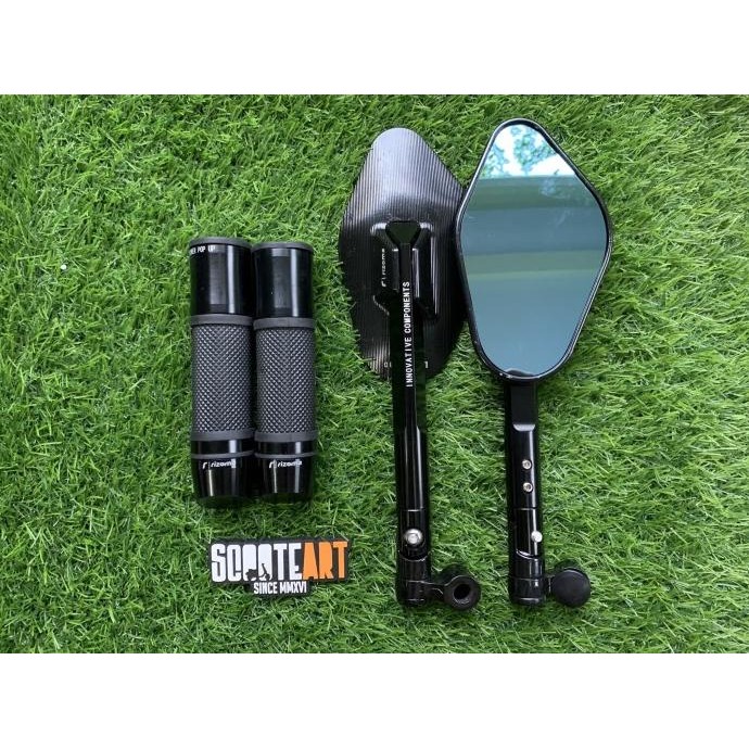 Handgrip Rep Rizoma + Spion Rizoma Elisse Universal Vespa/Aerox/NMAX