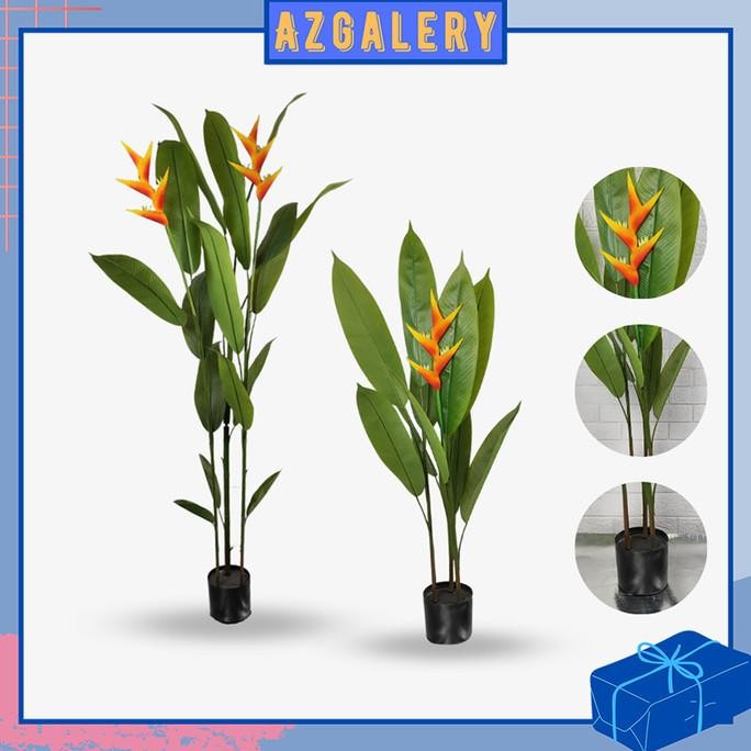 Tanaman Hias Pohon Pisang Besar Plastik Dekorasi Pojok Sudut Ruangan