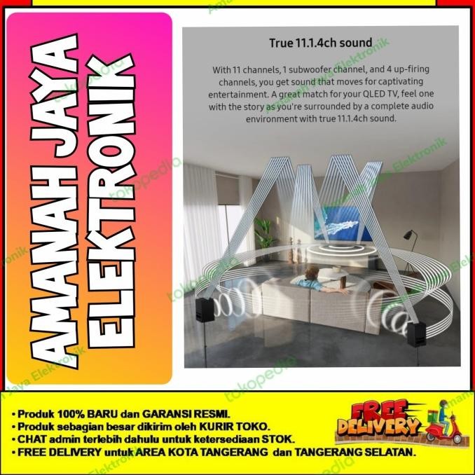 Murah Samsung Hwq950A Soundbar 11.1.4 Ch Dolby Atmos Dts | Hw-Q950A New 2021