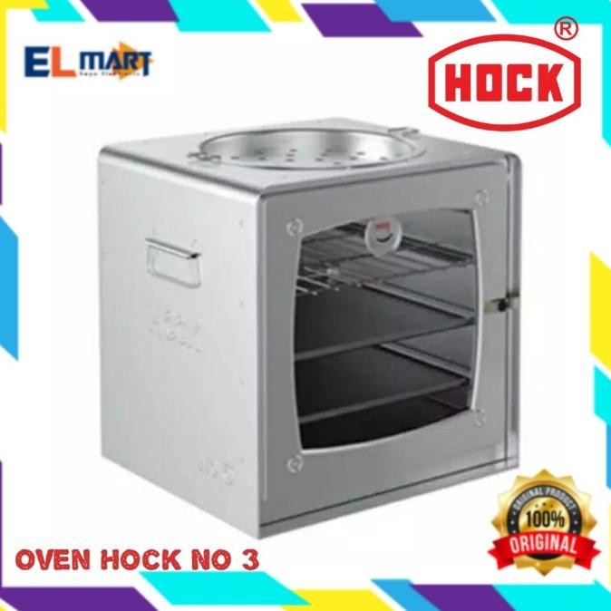 Oven Tangkring Kompor Alumunium HOCK no 3 Bakaran Arang Pemanggang Kue