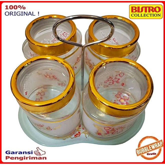 Toples Kaca Set Toples Lebaran Set Toples Lebaran Putar Bisto BO 0124