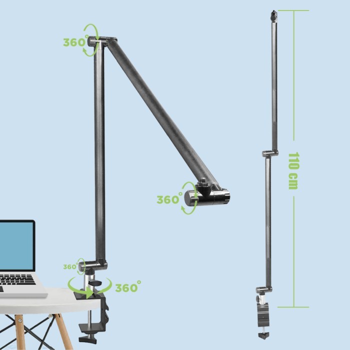 COSTA CB-A2 Overhead/Boom Arm/Stand Arm Mic,Lighting,Kamera,Smartphone