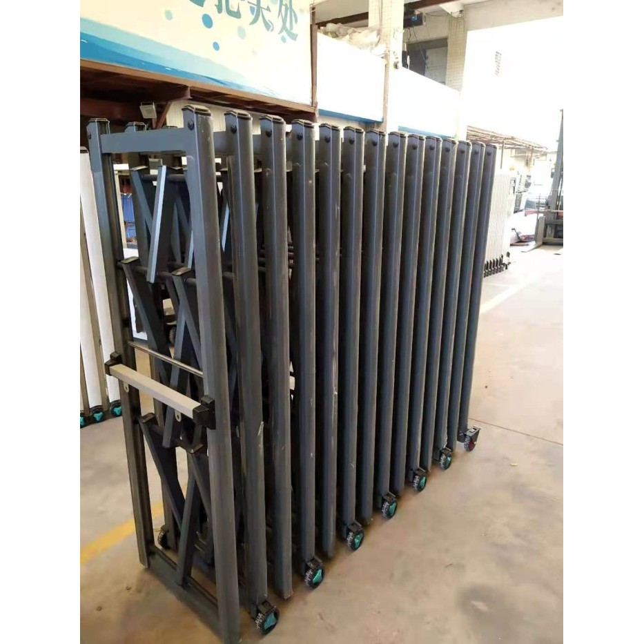 Automatic Retractable Aluminium Folding Gate Pagar Lipat Otomatis Slim Model terbaru CA-801
