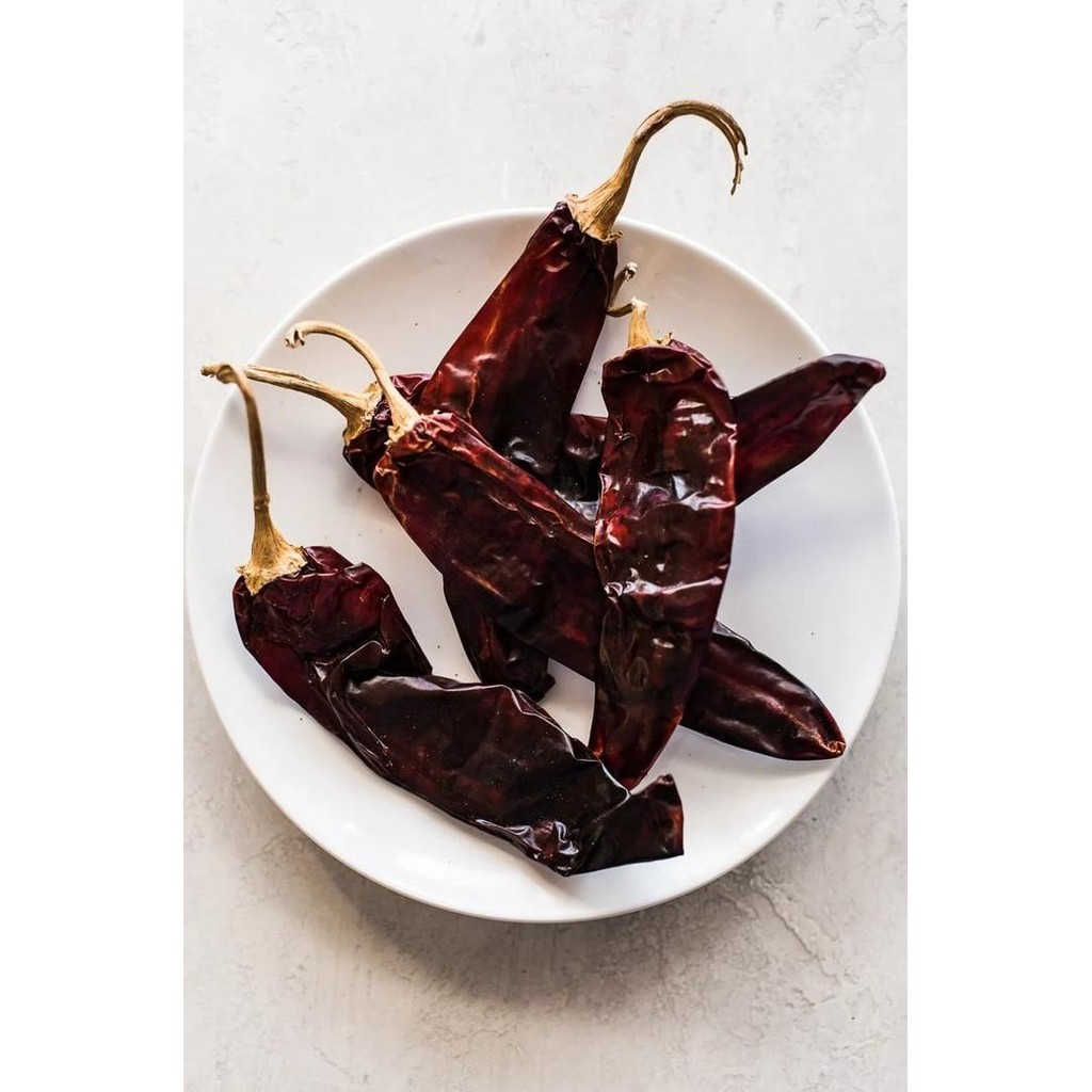 

Dried Mexican Smoked Guajillo Chili Pepper Cabe Kering Asap Mexico 50g