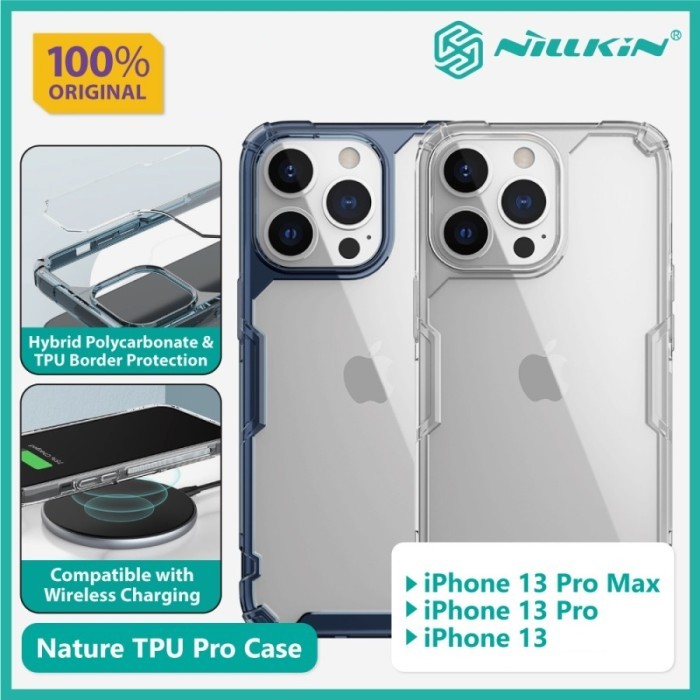 NEW Case iPhone 13/13 Pro/13 Pro Max Nillkin Nature TPU Pro Hybrid