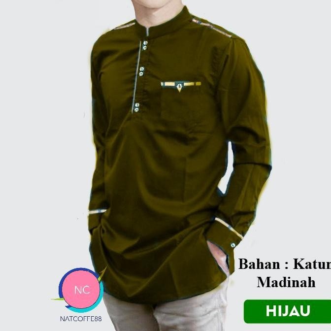 Kemeja Koko Pria Lengan Panjang Raja TJ Busana Muslim Terkini Terlaris