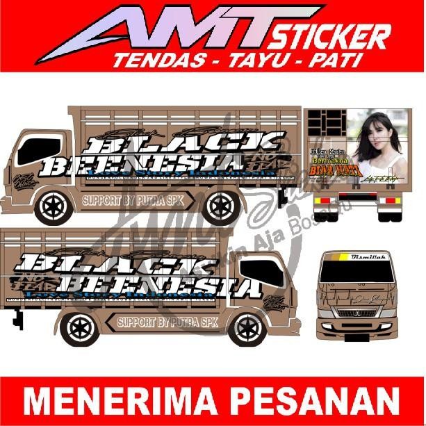 [Terlaris] Stiker Decal/Cutting Full Body Truk Canter Stiker Truk Stiker Body