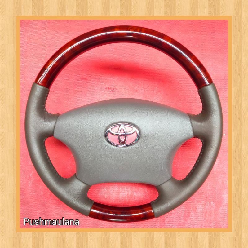 Setir Toyota - Stir Avanza Wood Leather