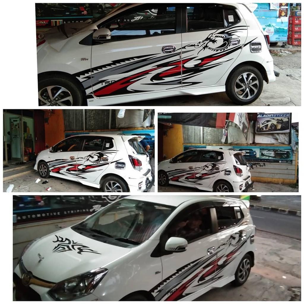 Striping Cutting Tribal Mobil Agya Ayla Brio Avanza Xenia Dll