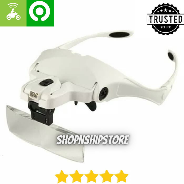 

Kaca Pembesar Kepala Ganda dengan Lampu Optik LED