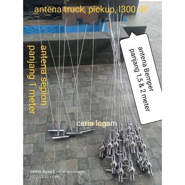 Antena Toppers Pecut Mobil Variasi Panjang Universal Mobil Truk Truck Canter L300 Colt Elf Antena Tr