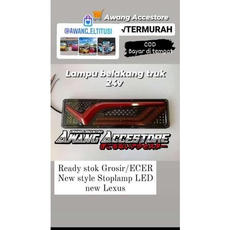 Stoplamp Truk Lampu Variasi Truk Belakang Stop Lamp Truk 24V Canter,Giga,Elf  Stle Lexus New Lampu S