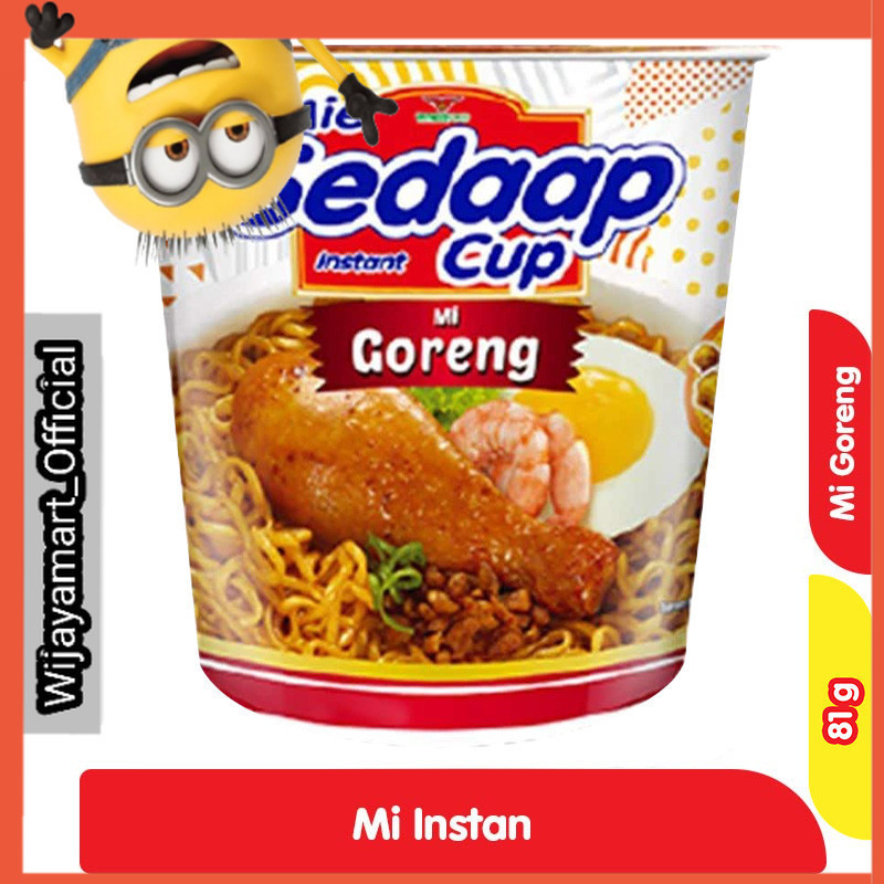 

Sedaap Mi Instan Cup Mi Goreng 81 g