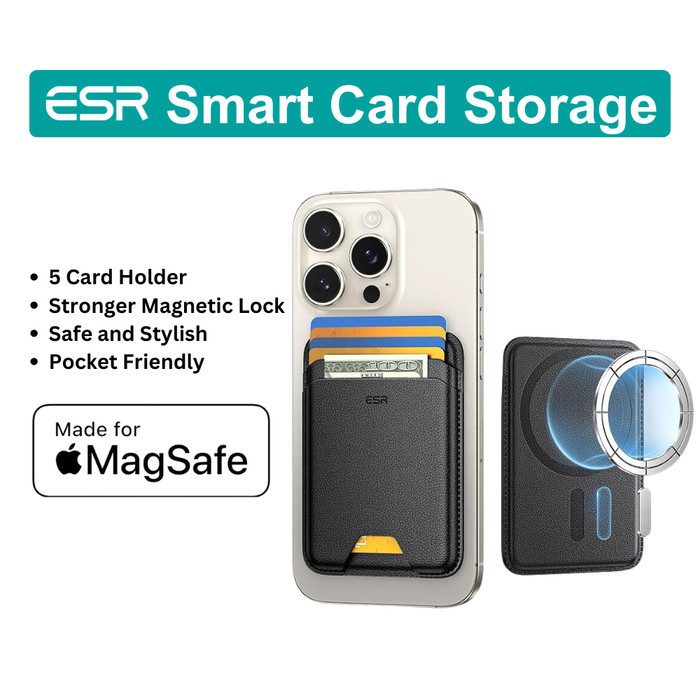 

SALE TERLARIS ESR FOR MAGSAFE WALLET, 5-CARD HOLDER, MAGNETIC WALLET FOR IPHONE, PHONE WALLET WITH