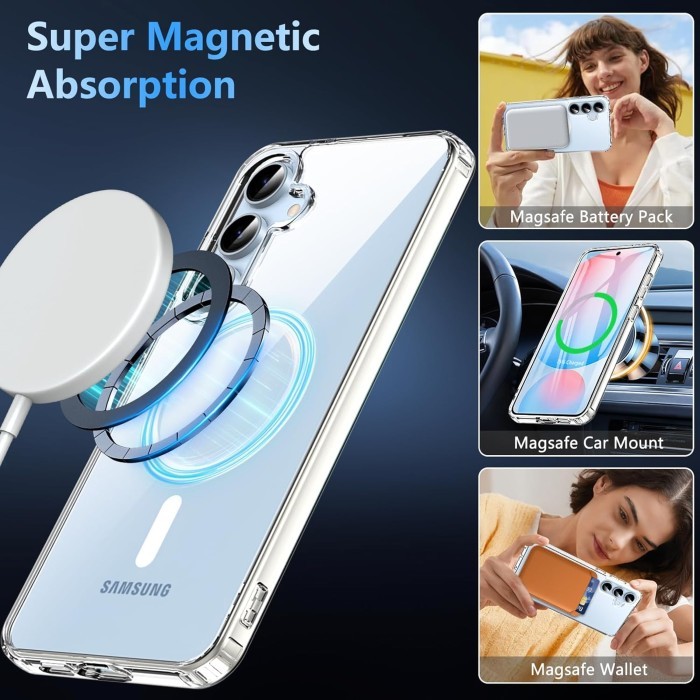 

SALE TERLARIS MOCOLO PREMIUM CASE SAMSUNG GALAXY S24 FE 5G - MAGSAFE CLEAR CASING READYY