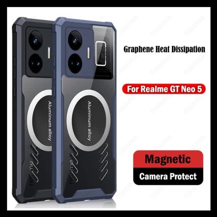 

SALE TERLARIS REALME GT NEO 5 SE / NEO5 240W COOLING MAGNETIC ORIGINAL HARD CASE CASING SOFT COVER