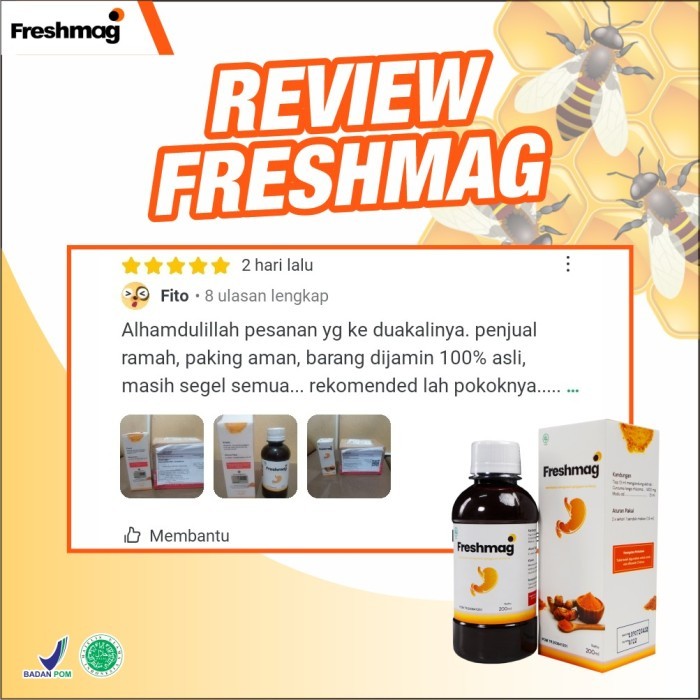 

Freshmag Madu Lambung - Obat Herbal Atasi Maag Asam Lambung & Gerd