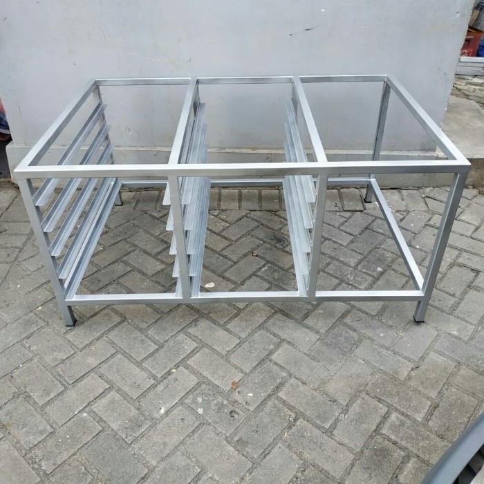 PROMO Meja Besi Oven Gas Strafood 1 Dek 2 Tray