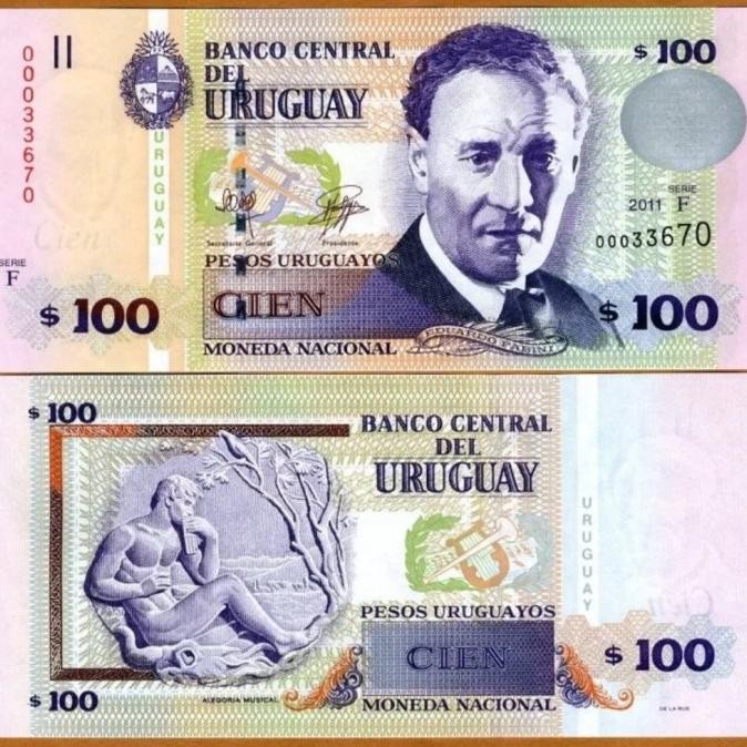 Murah Uruguay 100 Pesos 2011