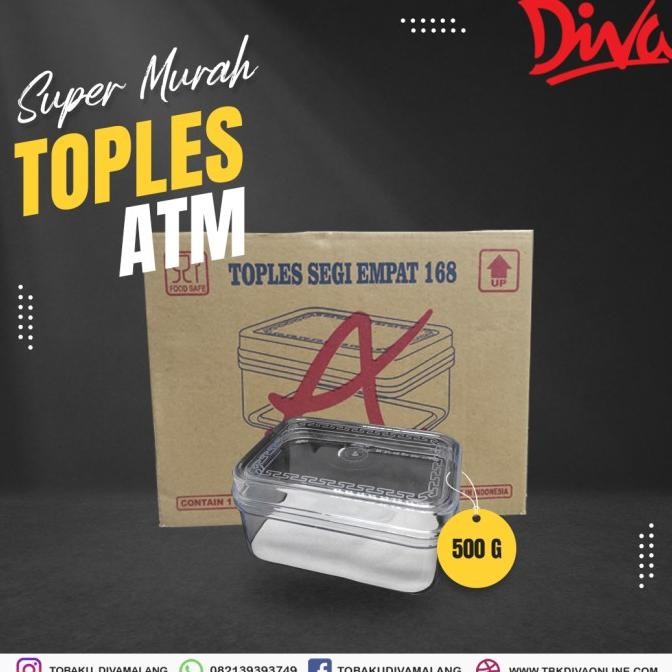 TOPLES KOTAK 168 / kotak kue kering / toples kue / toples lebaran