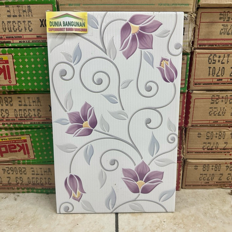 Keramik 25x40 Dinding IKAD DX7985A Keramik Glossy / Keramik Dinding Kamar Mandi / Keramik Dinding Da